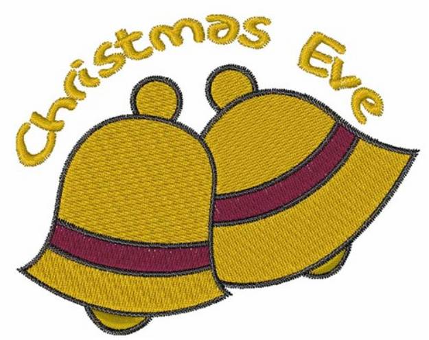 Picture of Xmas Eve Bells Machine Embroidery Design