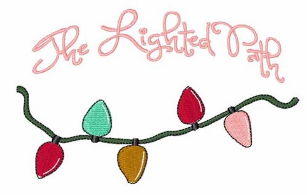 Picture of Lighted Path Machine Embroidery Design