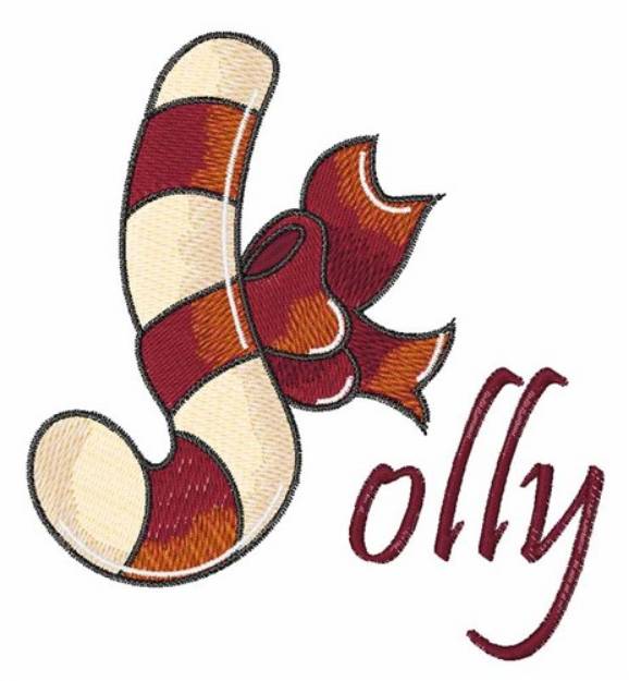 Picture of Jolly Cane Machine Embroidery Design