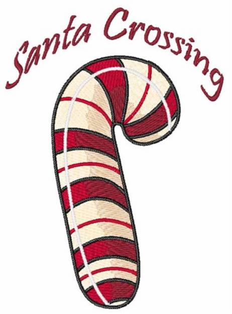 Picture of Santa Candy Machine Embroidery Design