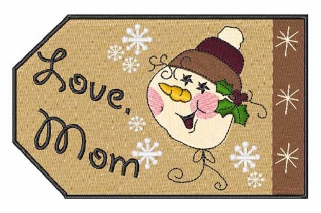 Picture of Love Mom Machine Embroidery Design