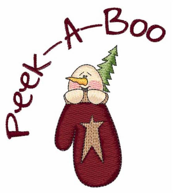 Picture of Peek A Boo Machine Embroidery Design