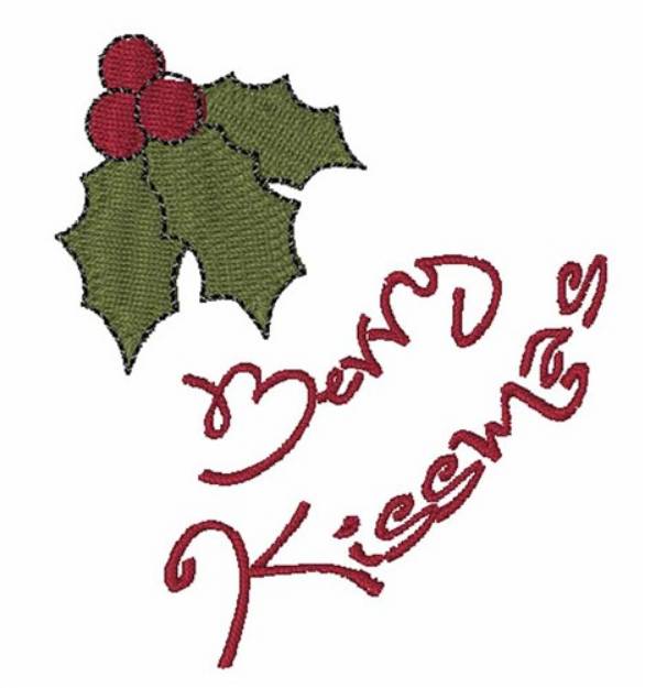 Picture of Berry Kissmas Machine Embroidery Design