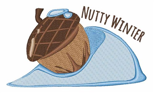 Nutty Winter Machine Embroidery Design