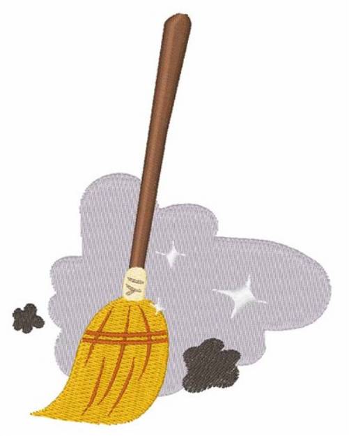 Picture of Sweep Broom Machine Embroidery Design