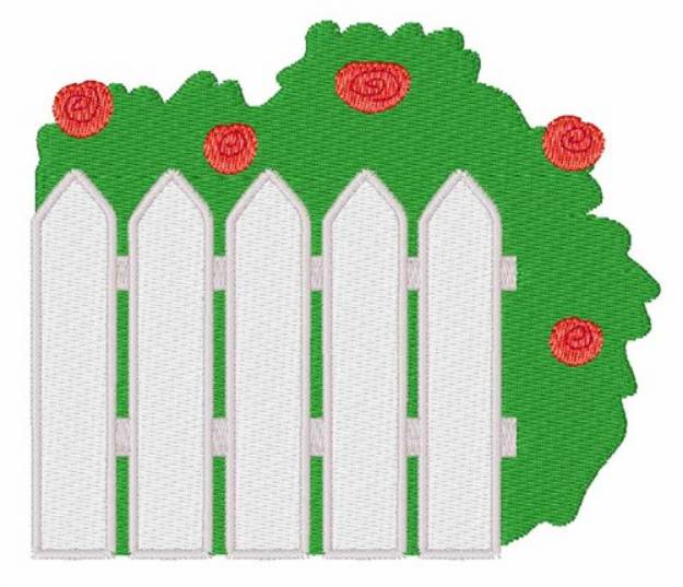 Picture of Picket Fence Machine Embroidery Design