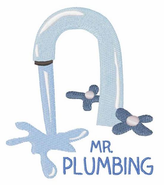 Picture of Mr Plumbing Machine Embroidery Design