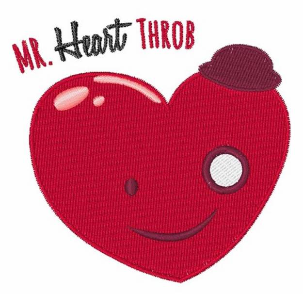 Picture of Heart Throb Machine Embroidery Design