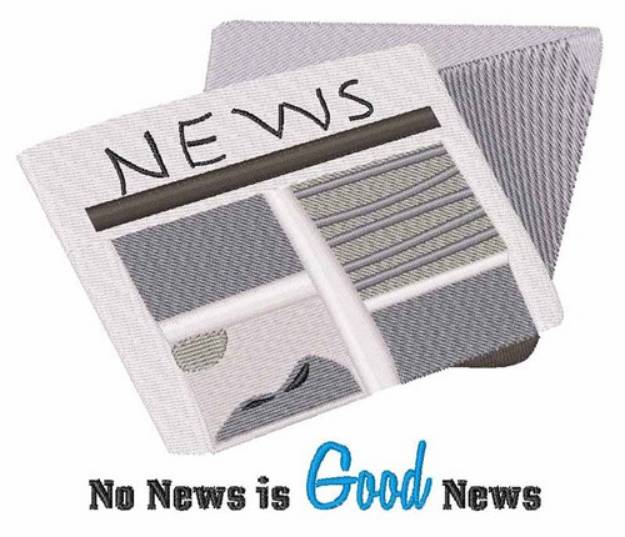 Picture of Good News Machine Embroidery Design