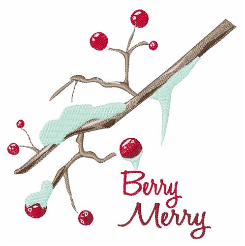 Berry Merry Machine Embroidery Design