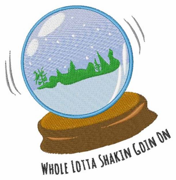 Picture of Whole Lotta Shakin Machine Embroidery Design