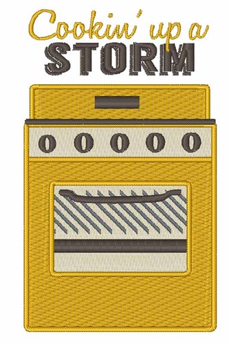 Cookin Up Storm Machine Embroidery Design