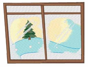 Picture of Winter Scene Machine Embroidery Design