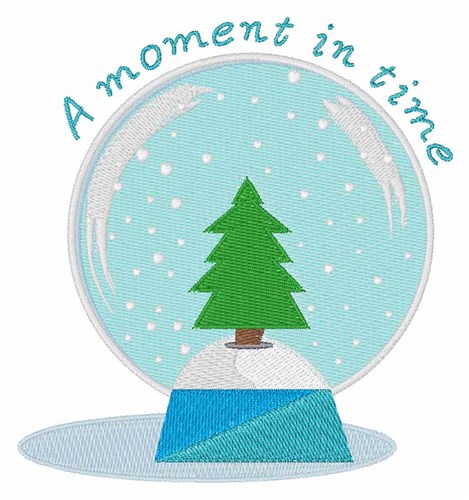 Moment In Time Machine Embroidery Design