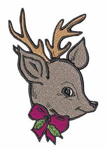Picture of Reindeer Head Machine Embroidery Design