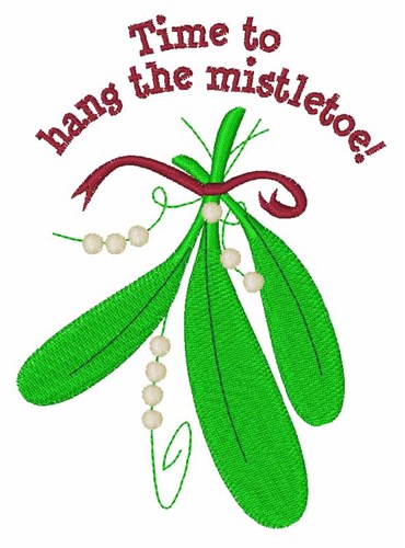 Hang Mistletoe Machine Embroidery Design