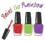 Picture of Paint The Rainbow Machine Embroidery Design