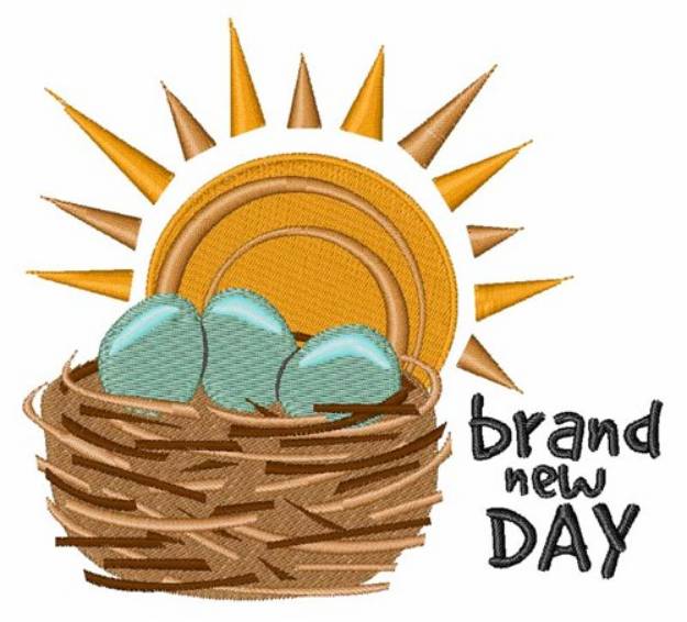 Picture of Brand New Day Machine Embroidery Design