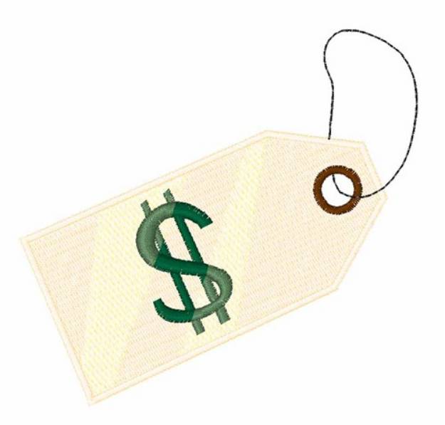 Picture of Price Tag Machine Embroidery Design