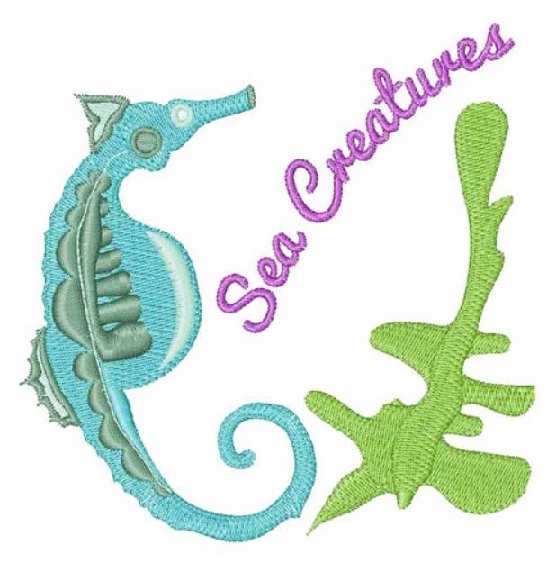 Picture of Sea Creatures Machine Embroidery Design