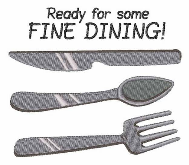 Picture of Fine Dining Machine Embroidery Design