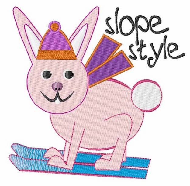 Picture of Slope Style Machine Embroidery Design