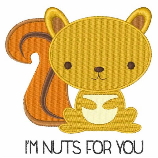 Picture of Nuts For You Machine Embroidery Design