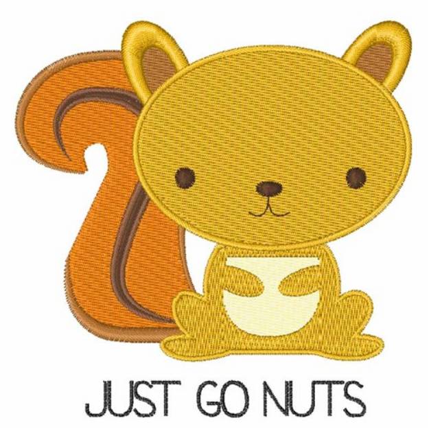 Picture of Just Go Nuts Machine Embroidery Design