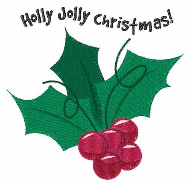 Picture of Holly Jolly Machine Embroidery Design