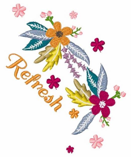 Picture of Refresh Machine Embroidery Design