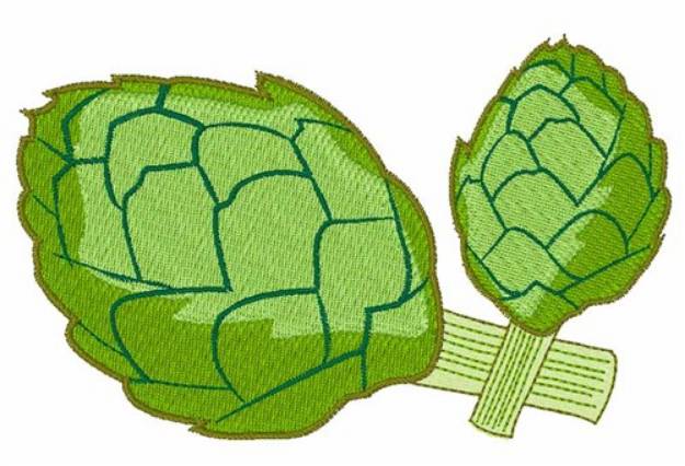 Picture of Artichokes Machine Embroidery Design