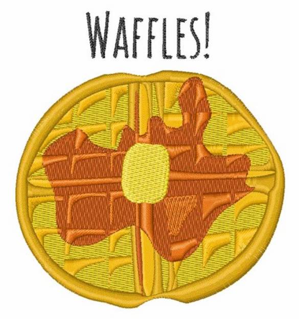 Picture of Waffles! Machine Embroidery Design