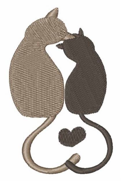 Picture of Kitty Cat Machine Embroidery Design