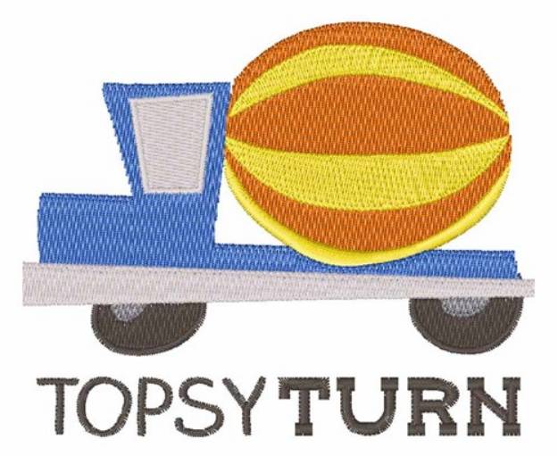 Picture of Topsy Turn Machine Embroidery Design