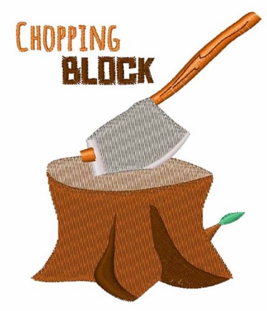 Picture of Chopping Block Machine Embroidery Design