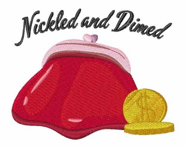 Picture of Nickled and Dimed Machine Embroidery Design