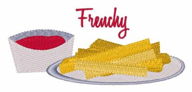 Picture of Frenchy Fries Machine Embroidery Design