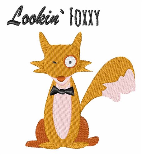 Lookin Foxxy Machine Embroidery Design