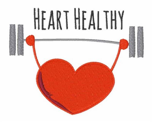 Picture of Heart Healthy Machine Embroidery Design