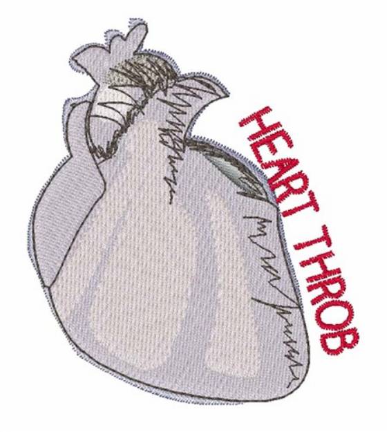 Picture of Heart Throb Machine Embroidery Design