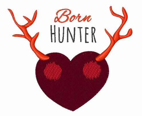Born Hunter Machine Embroidery Design