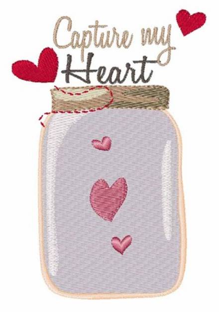 Picture of Capture My Heart Machine Embroidery Design