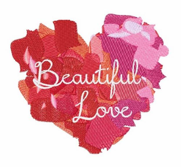 Picture of Beautiful Love Machine Embroidery Design