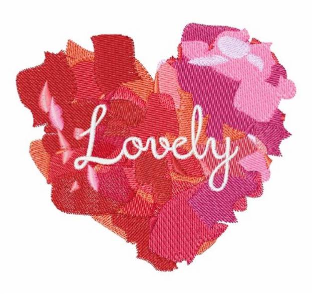 Picture of Lovely Heart Machine Embroidery Design