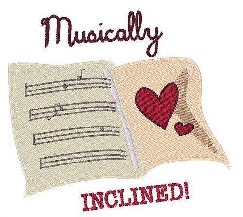 Musically Inclined Machine Embroidery Design