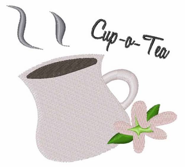 Picture of Cup-o-Tea Machine Embroidery Design