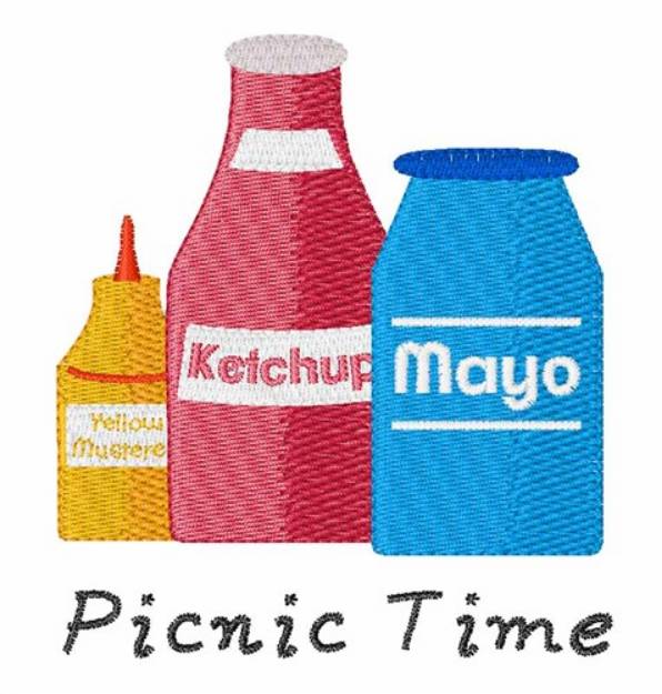 Picture of Picnic Time Machine Embroidery Design