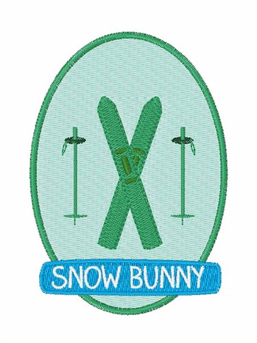 Snow Bunny Machine Embroidery Design