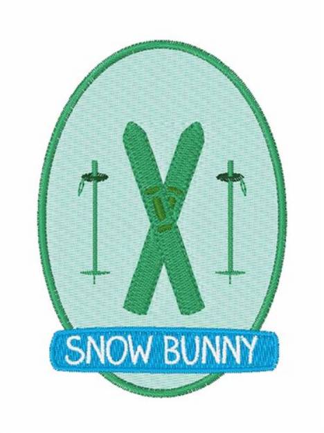 Picture of Snow Bunny Machine Embroidery Design