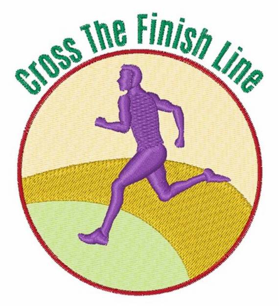 Picture of Finish Line Machine Embroidery Design